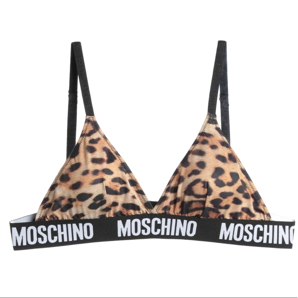 MOSCHINO leopard bra top BNWT✨